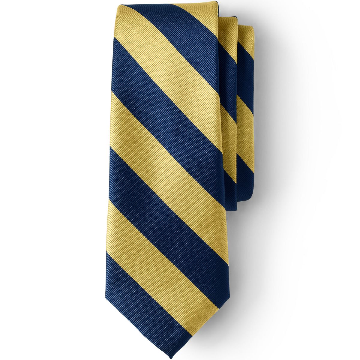 Lands' End School Uniform Kids Stripe To Be Tied Tie - thumbnail 4