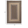 Colonial Mills Tiburon - Stone Blue 5 ft.x8 ft. Rectangle Rug Indoor/Outdoor 100% Polypropylene - 2 of 2