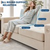 90" Small Space Sofa Bed, 2-Seater Chenille Couch with USB/Type-c Ports & Storage Pockets, Medium Firm Support for Apartment/Living Room - 3 of 4
