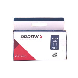 Arrow 854 Heavy Duty Wide Crown Staples for Craftsman/Duo-Fast, 1/4Inches x 1/2Inches, 1250ct - 1 of 1