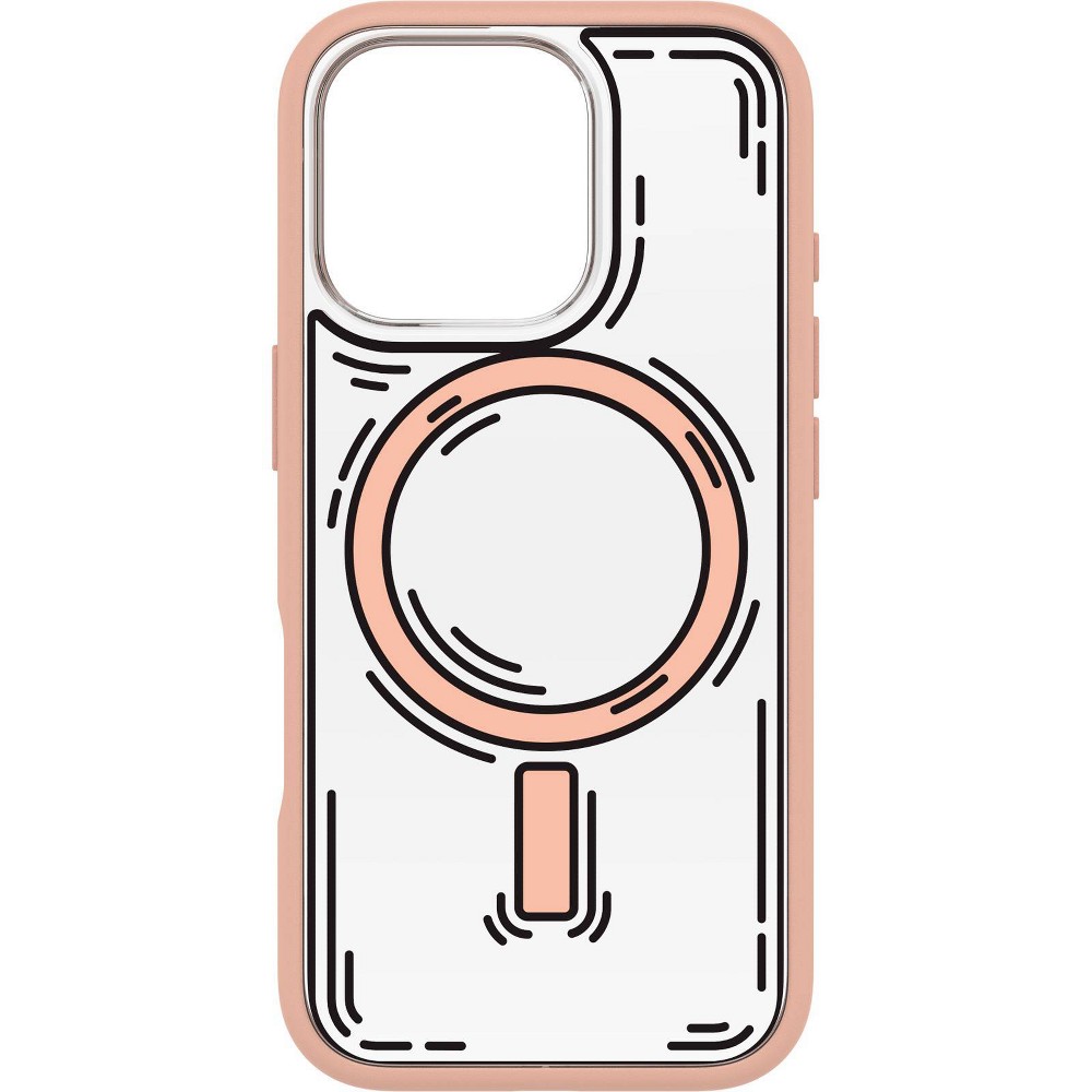 OtterBox Apple iPhone 16 Pro Symmetry Series Case for MagSafe - Doodle Cover: Durable Plastic Phone Accessory