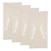 Saro Lifestyle Winged Angel Guest Towel (Set of 4), 17"x27", Beige - 2 of 2