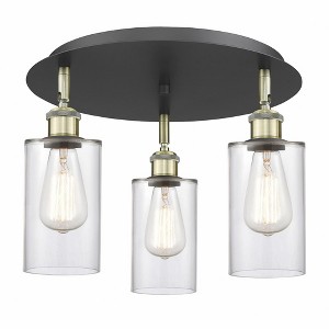 Clymer - 3 Light Flush Mount In Art Deco Style-9.38 Inches Tall and 15.63 Inches Wide - 1 of 1