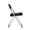 Transparent Folding Chair Chair Pc Plastic Living Room Seat - 3 of 4
