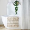 Woven Texture Stripe Bath Rug Natural 22x58" - 2 of 4