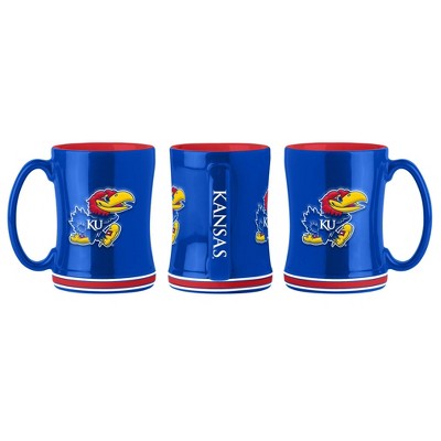 NCAA Kansas Jayhawks Relief Mug - 14oz