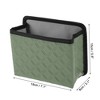 Unique Bargains Car Trash Can With Hook Hanging Car Door Faux Leather Trash Bin 1 Pc - 3 of 4