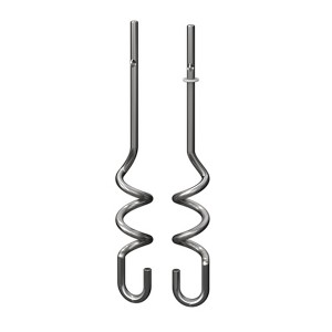 Ninja Foodi Dough Hooks for Power Mixer CI100 Series System - Stainless Steel - XSKDOUGHHK: Blender Parts, BPA-Free - 1 of 4