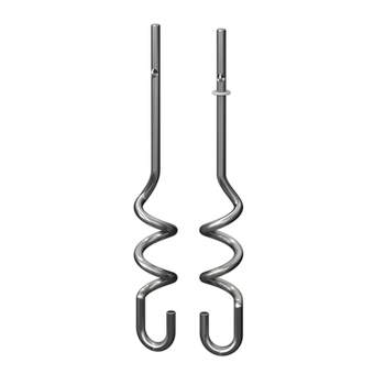 Ninja Foodi Dough Hooks for Power Mixer CI100 Series System - Stainless Steel - XSKDOUGHHK