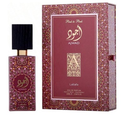 Lattafa Ajwad Pink To Pink By Lattafa Unisex Rose, Magnolia, Ambergris, Vanilla, Moss Eau De Parfum Spray 2 Oz