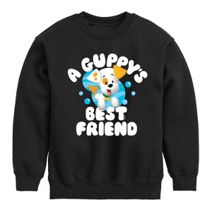 Boys' - Bubble Guppies - A Guppy's Best Friend Graphic Long Sleeve Fleece Sweatshirt - 1 of 4