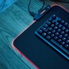 Insten RGB Mouse Pad Gaming XXL Extended, LED Soft Cloth with 1 USB Port Mat, Ergonomic Anti-Slip Rubber Base, Black 31.5 x 12 x 0.16 in - 3 of 4