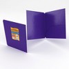 07246: Purple Matte Poly Folders, No Holes (48 Packs) - 2 of 4