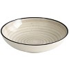 Elama Gia 24 Piece Round Stoneware Dinnerware Set in Cream - 4 of 4