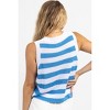 Women's BEACH DAY STRIPED KNIT TANK - dee elly - image 4 of 4