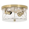 Flush Mount Ceiling Light Farmhouse Kitchen Island Ceiling Light with Bubble Glass Close to Ceiling Light Fixture - 2 of 4