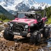 Jojoka 12V Kids Ride On Car, Electric Ride On Truck w/Parent Remote, Spring Suspension, Bluetooth Music, LED Light, 4.1Mph Max Speed - 3 of 4