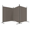 vidaXL 3-Panel Room Divider Anthracite 206.7 - 4 of 4