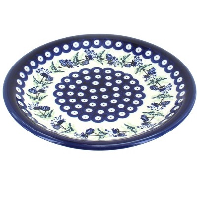 Blue Rose Polish Pottery Sweet Annie Small Dinner Plate