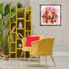 Stupell Industries Boho Wiener Dog Dachshund Black Floater Framed Canvas Wall Art - 2 of 4