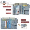 FATMOON Women’s Wallet - Slim RFID Blocking Bifold Wallet -with Zipper Coin Pocket,Lightweight & Stylish for Travel,Daily Use and Shopping - 4 of 4