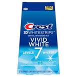Crest 3D Whitestrips Vivid White Teeth Whitening Kit with Hydrogen Peroxide - 12ct