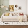 NicBex Twin Size Daybed with Storage 87.8" Day Bed with Trundle and 2 Spacious Drawers for Bedrooms and Living Rooms - 3 of 4