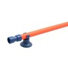 Unique Bargains Fish Tank Filter Hydroponic Air Stone Bubble Wall Tube Pump Decor Orange 18.5" Length - 2 of 3