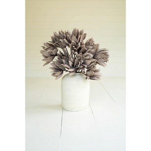 Artichoke Bud Floral Stem 37"H EVA Foam & Wire Botanical Accent – Bendable Faux Greenery (Set of 6) by Kalalou - 1 of 3