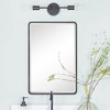 TEHOME Farmhouse Recessed Metal Rectangular Bathroom Medicine Cabinets with Mirror - 2 of 4