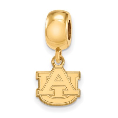 Black Bow Jewelry 14k Yellow Gold Plated Sterling Silver Auburn Tigers NCAA Bead Charm