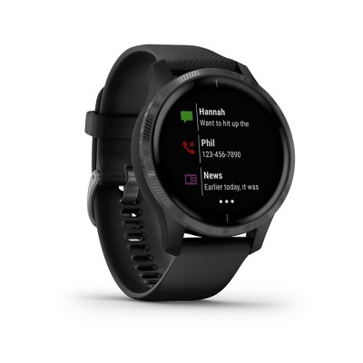 Garmin Venu Black with Slate Hardware