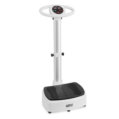 Photo 1 of Hurtle HURVBTR63 Standing Oscillating Vibration Platform Full Body Exercise and Fitness Machine Home Workout Trainer with Adjustable Settings, White