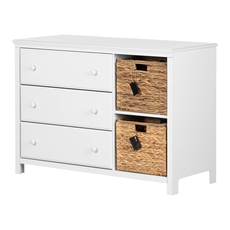 Cotton Candy 3 Drawer Dresser with Baskets - South Shore, 1 of 12