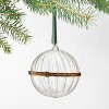 Hinged Glass Christmas Tree Ornament - Hearth & Hand™ with Magnolia - 3 of 4