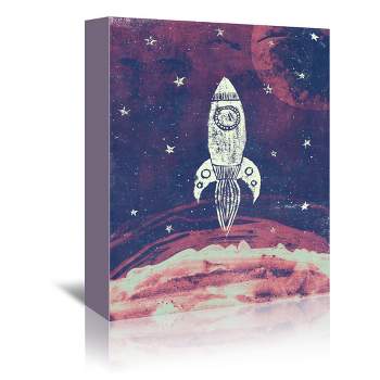 Americanflat Modern Space Adventure By Tracie Andrews Wrapped Canvas