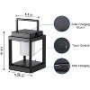 DAKAFUL Outdoor Table Lamp,Solar Lantern Outdoor Lamp - 2 of 4