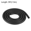 Unique Bargains Solid Foam Rubber Round Soundproof DIY Weather Seal Strips - 3 of 4