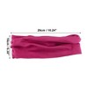 Unique Bargains Stretchy Fitness Sports Moisture Wicking Headband Sweatbands 1 Pc - 2 of 4