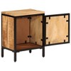 vidaXL Bed Cabinet 15.7"x11.8"x20.7" Solid Rough Wood Mango - 2 of 4
