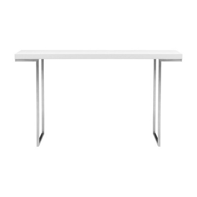 West Babylon Console Table White Lacquer - Alder Bay