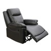 Fontoi Accent Chairs, Adjustable Recliner Chair, Leather Sofa with Soft Cushion for Living Room, Brown, 38"*40"*38" - 3 of 4
