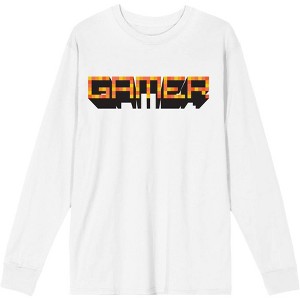 Gamer Adult Crew Neck Long Sleeve Tee - 1 of 2