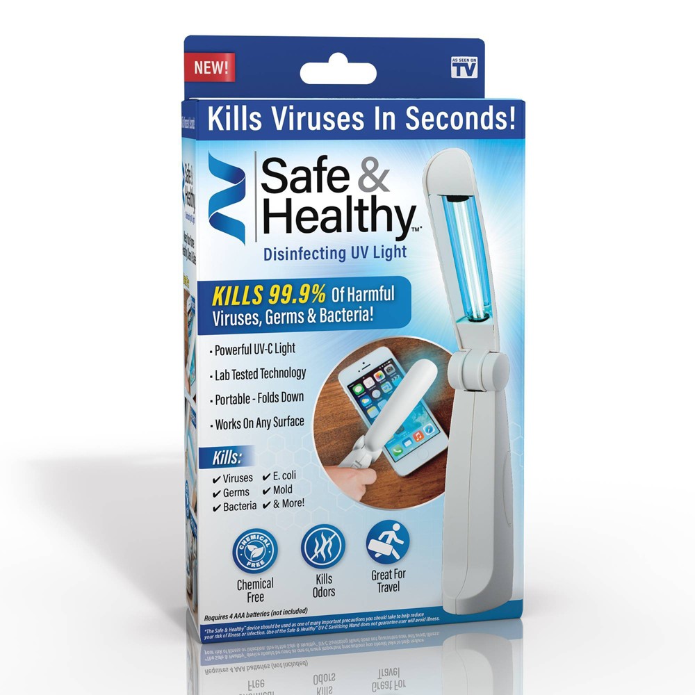 Ontel Safe and Healthy UV-C Sanitizing Light 