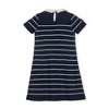 Girls' Organic Short Sleeve Milano Sweater Dress with Collar, Kids - 3 of 3