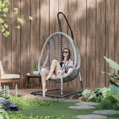 Sorbus Hanging Swing Chair Stand Frame - Thumbnail 2