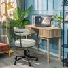 Nordlys 2-Door Ash Wood Desk Classic Style Bedroom - 2 of 4