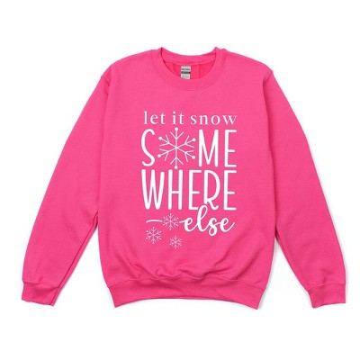 Simply Sage Market Women's Graphic Sweatshirt Snow Somewhere Else