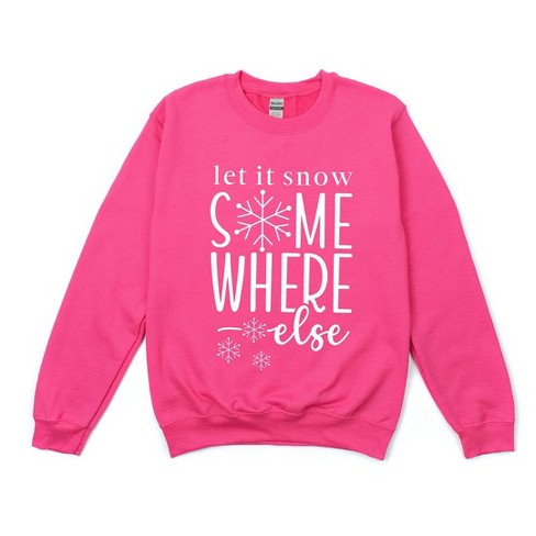 Simply Sage Market Women's Graphic Sweatshirt Snow Somewhere Else - image 1 of 4