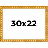 PosterPalooza | 30x22 Bamboo Picture Frame, UV Acrylic, 4 Finishes - Brown, Black, Gold, and Natural - 2 of 4
